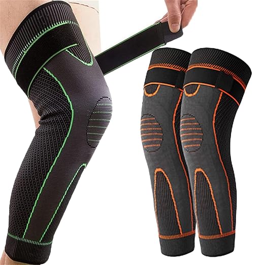 Rodillera Larga De Compresión De Rodilla