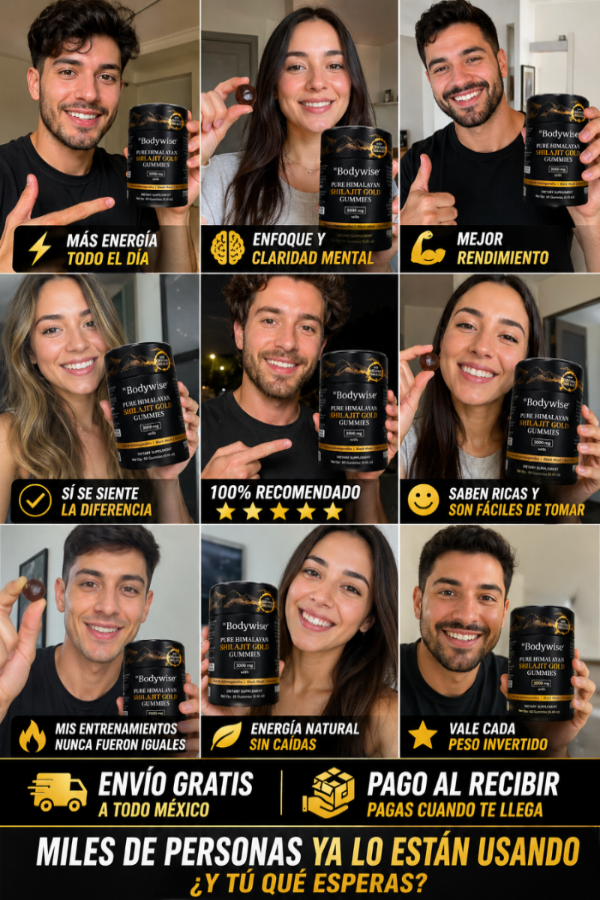Suplemento Shilajit Gomas 60 Pcs 3000mg ⭐⭐⭐⭐⯪ 1,989 Reseñas de clientes satisfechos.