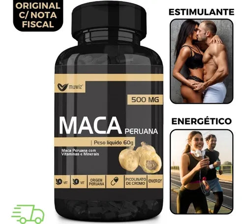 Suplemento Maca Negra Testosterona 60 cp