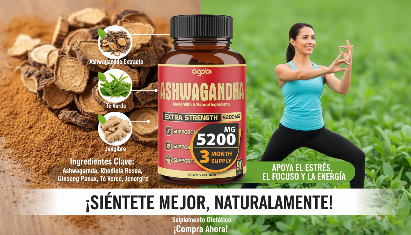 Ashwagandha Suplemento 90 Capsulas