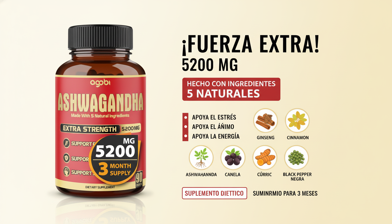 Ashwagandha Suplemento 90 Capsulas