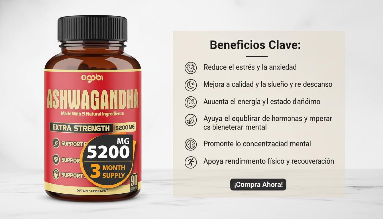 Ashwagandha Suplemento 90 Capsulas